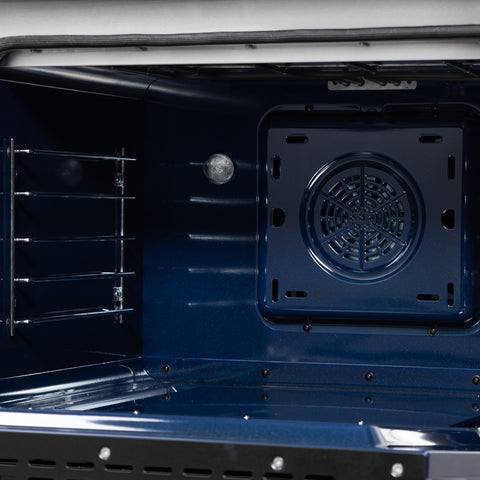 Forno Massimo 48 Inch Freestanding Dual Fuel Range in Black with Antique Brass Accessories, 8 Burners, 6.58 cu. ft. Convection Oven