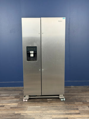 Whirlpool - 24.6 cu. ft. Side by Side Refrigerator in Monochromatic Stainless Steel