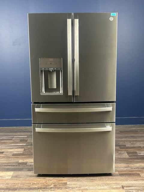 GE Profile - Profile 27.9 cu. ft. Smart 4-Door French Door Refrigerator with Door-in-Door in Fingerprint Resistant Stainless Steel