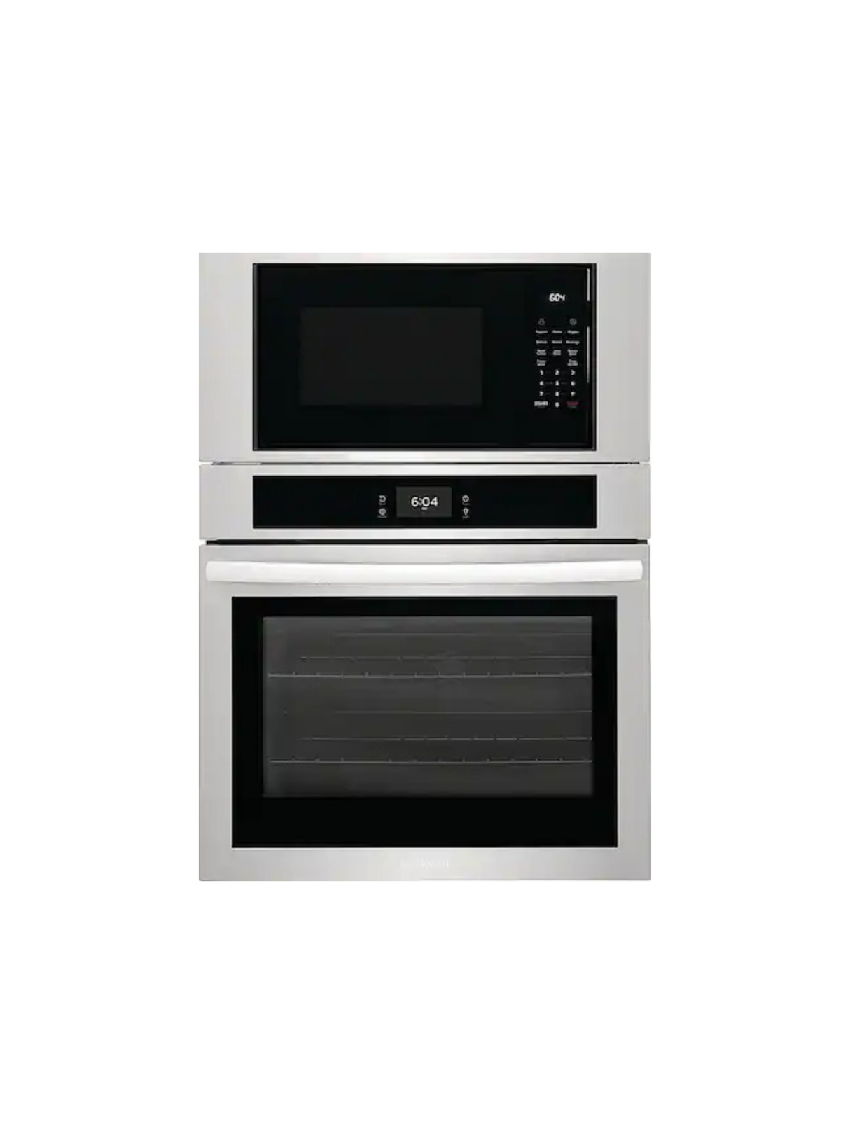 Frigidaire - 27 in. Electric Built-In Wall Oven and Microwave Combination in Stainless Steel