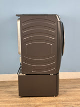 GE Profile - Profile 7.8 cu. ft. Capacity Smart vented Front Load Gas Dryer in Carbon Graphite with Quick Dry, Steam & Sanitize Cycle