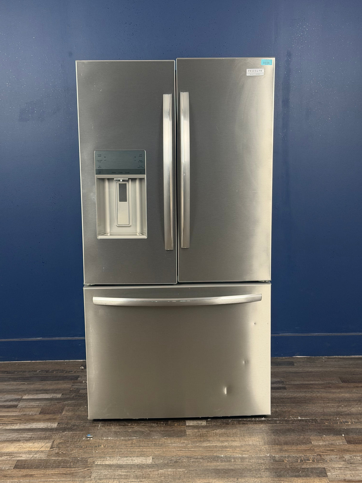 Frigidaire - Gallery 36 in. 23 cu. ft. Counter Depth French Door Refrigerator in Smudge-Proof Stainless Steel
