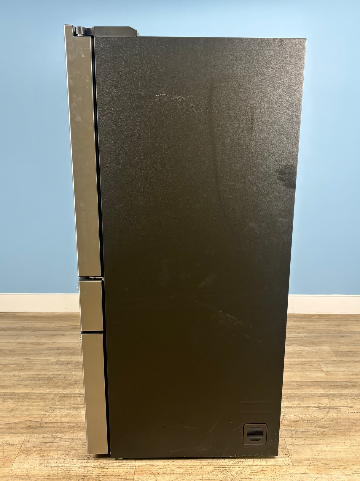 GE Cafe - 28.7 Cu. Ft. 4-Door French Door Smart Refrigerator with Dual Dispense Autofill Pitcher - Stainless Steel
