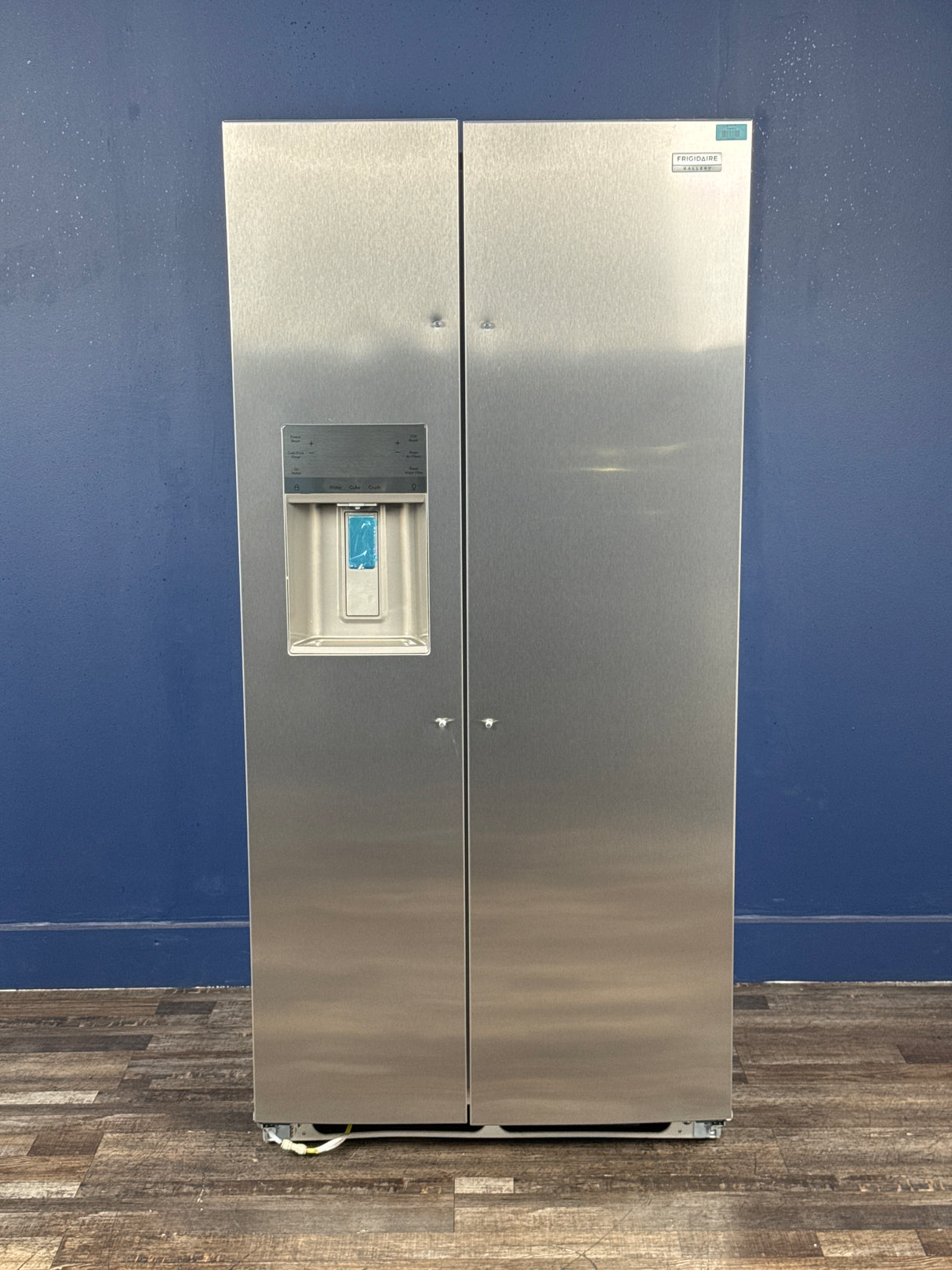 Frigidaire - Gallery 33 in. 22.3 cu. ft. Standard Depth Side by Side Refrigerator in Smudge-Proof Stainless Steel, ENERGY STAR