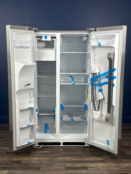 Frigidaire - 36 in. 26 cu. ft. Standard Depth Side by Side Refrigerator in Stainless Steel