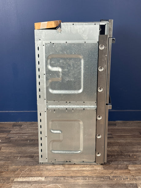 GE - 30 in. Double Smart Convection Wall Oven with No-Preheat Air Fry in Stainless Steel