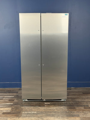 Frigidaire - 36 in. 26 cu. ft. Standard Depth Side-by-Side Refrigerator in Stainless Steel with CrispSeal Crispers
