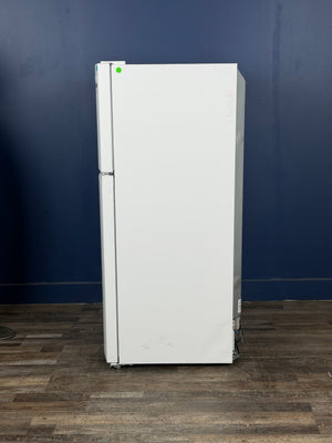 Frigidaire - 27.6 in. 14 cu. ft. Frost Free Top Freezer Refrigerator in White with EvenTemp Cooling System