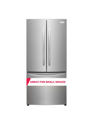 Frigidaire - 31.5 in. 18 cu. ft. Counter Depth French Door Refrigerator in Fingerprint-Resistant Stainless Look
