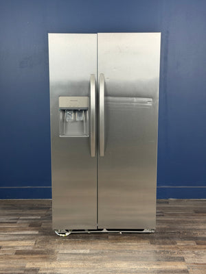 Frigidaire - 36 in. 26 cu. ft. Standard Depth Side by Side Refrigerator in Stainless Steel
