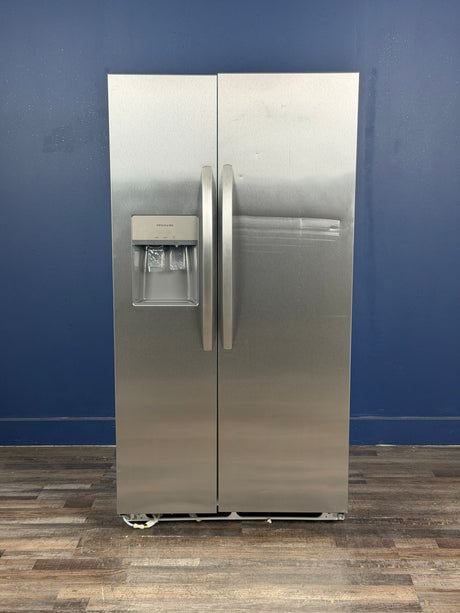 Frigidaire - 36 in. 26 cu. ft. Standard Depth Side by Side Refrigerator in Stainless Steel