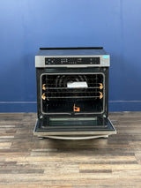 Frigidaire - 30 in 5.3 cu.ft. 4-Burner Element Slide-In Front Control Self-Cleaning Induction Range w/ Convection in Stainless Steel