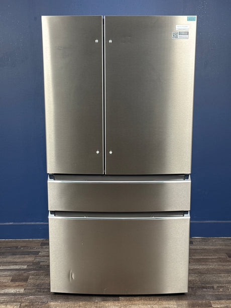 Frigidaire - Gallery 36 in. 27.2 cu. ft. 4 Door French Door Standard Depth Refrigerator, Stainless Steel w/Internal Water Dispenser