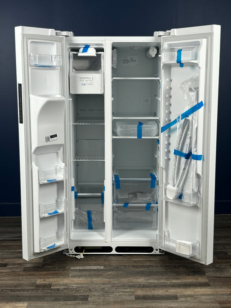 Frigidaire - 33 in. 22.3 cu. ft. Standard Depth Side by Side Refrigerator in White