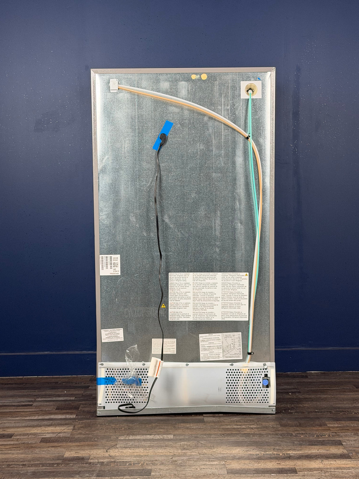 Frigidaire - 36 in. 26 cu. ft. Standard Depth Side by Side Refrigerator in Stainless Steel