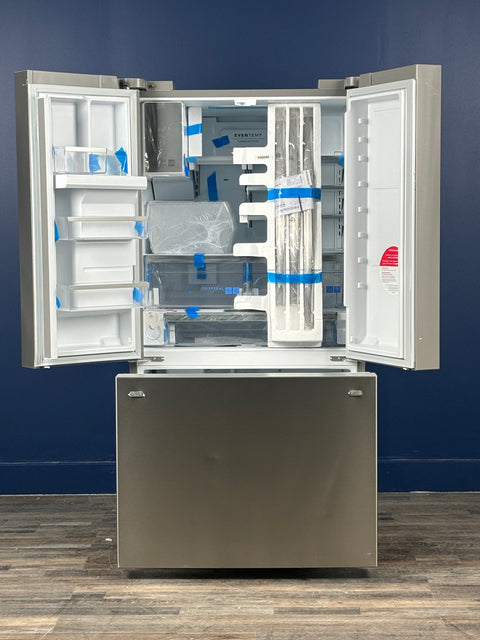 Frigidaire - 36 in. Gallery 28 cu. ft. Standard Depth French Door Refrigerator in Smudge-Proof Stainless Steel