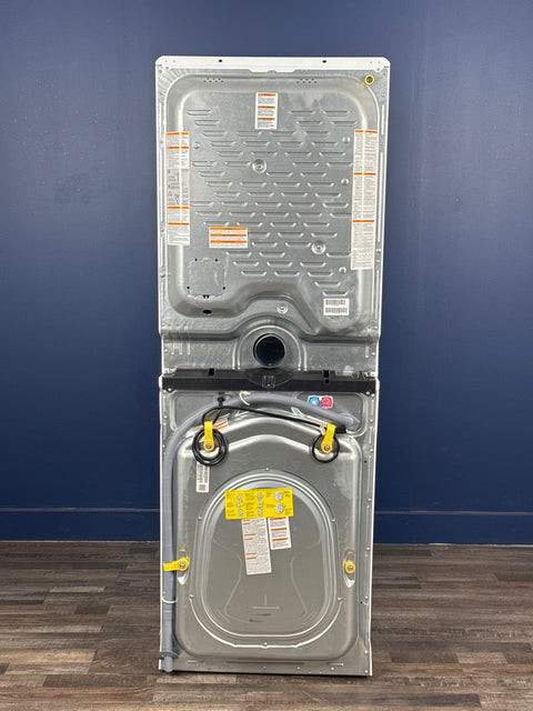 Electrolux - 4.5 cu. ft. Stacked Washer and 8.0 cu. ft. Electric Dryer Laundry Tower in White with SmartBoost Premixing, Energy Star