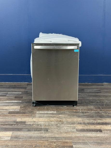 Frigidaire - 24 in Top Control Built in-Tall Tub 52 dBA Dishwasher with Plastic Tub in Stainless Steel with 4-cycles