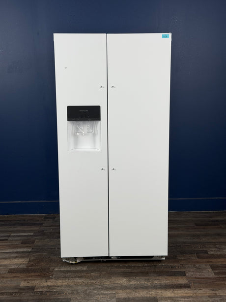 Frigidaire - 33 in. 22.3 cu. ft. Standard Depth Side by Side Refrigerator in White