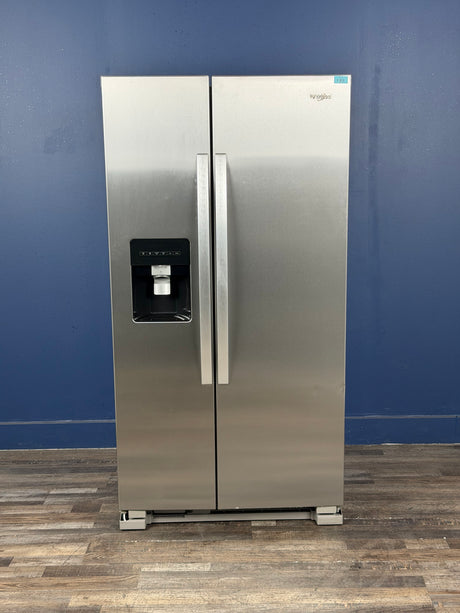 Whirlpool - 24.6 cu. ft. Side by Side Refrigerator in Monochromatic Stainless Steel