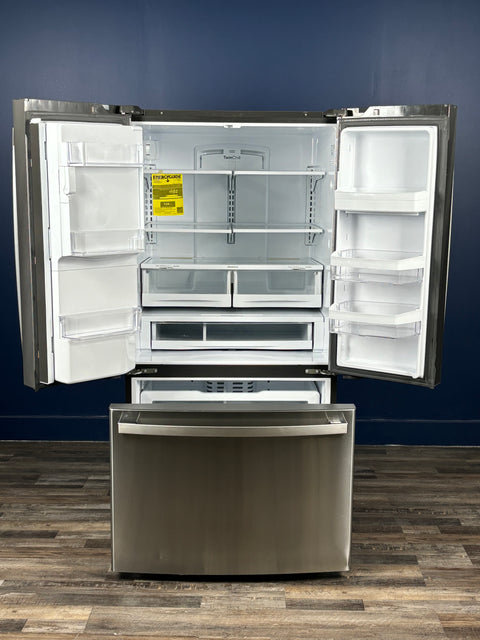 GE - 27.7 cu. ft. French Door Refrigerator in Fingerprint Resistant Stainless Steel, ENERGY STAR