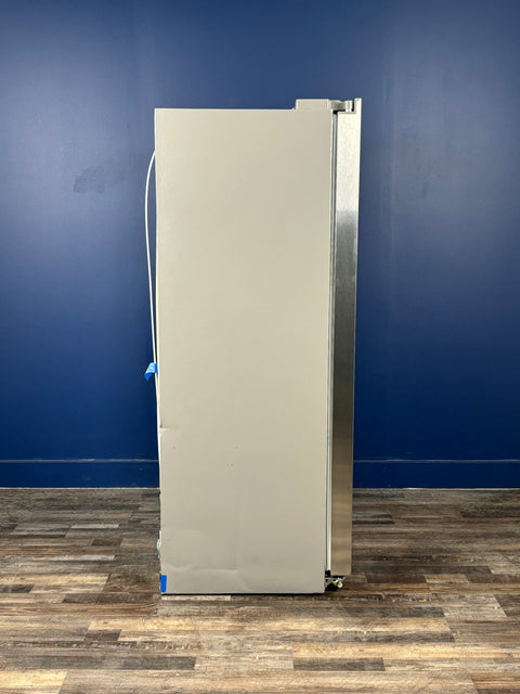 Frigidaire - 36.1 in. 22.3 cu. ft. Counter Depth Side-by-Side Refrigerator in Stainless Steel