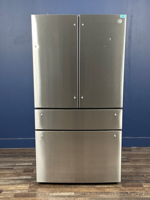 GE Profile - Profile 28.7 cu. ft. 4-Door French Door Refrigerator in Stainless Steel with Dual-Dispense Autofill Pitcher