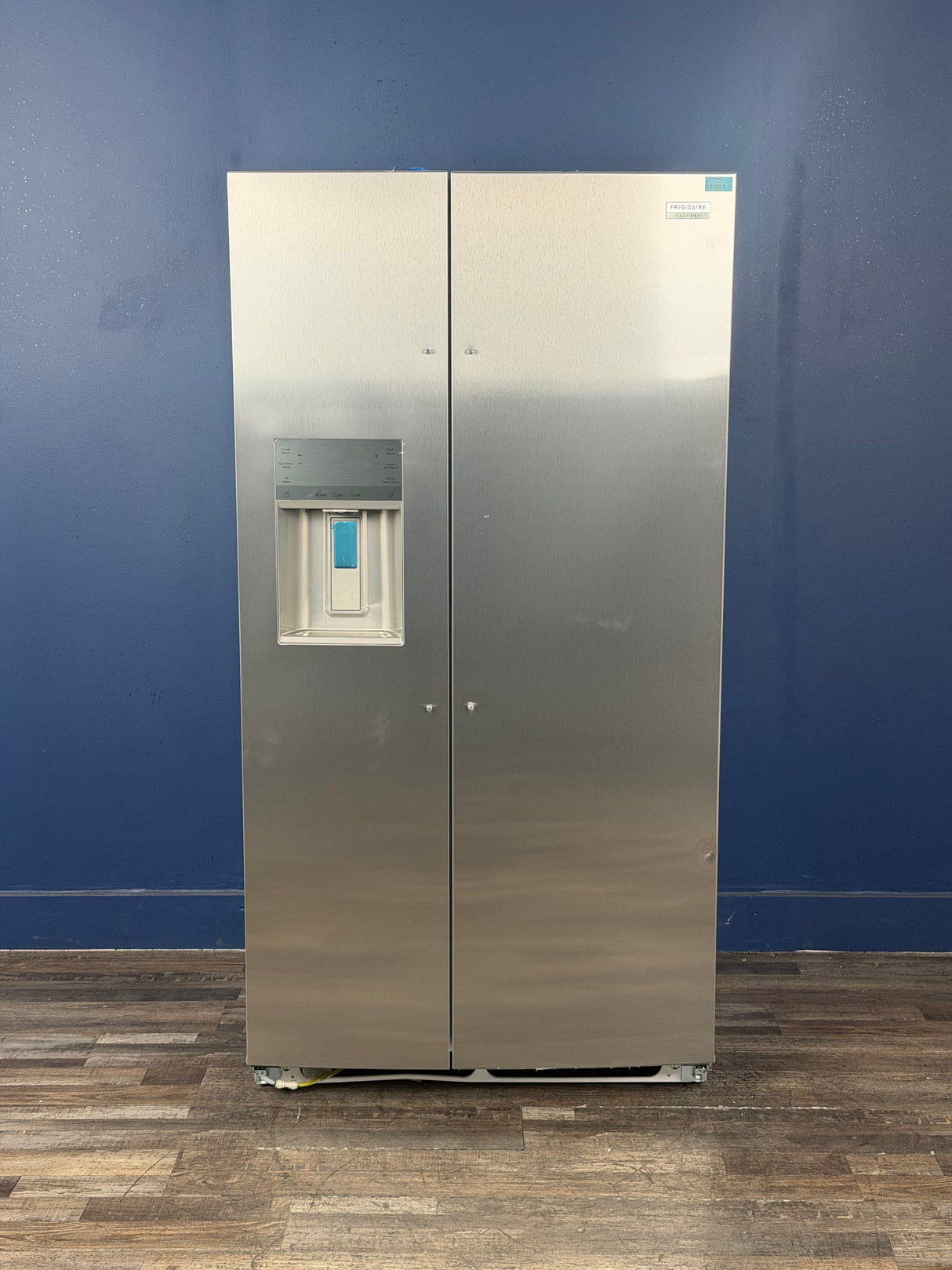 Frigidaire - Gallery 36 in. 22.3 cu. ft. Counter Depth Side-by-Side Refrigerator in Smudge-Proof Stainless Steel, ENERGY STAR