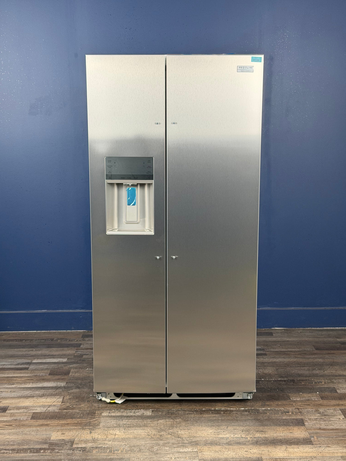 Frigidaire - Gallery 33 in. 22.3 cu. ft. Standard Depth Side by Side Refrigerator in Smudge-Proof Stainless Steel, ENERGY STAR