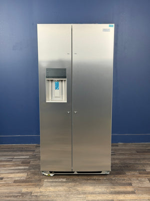 Frigidaire - Gallery 33 in. 22.3 cu. ft. Standard Depth Side by Side Refrigerator in Smudge-Proof Stainless Steel, ENERGY STAR