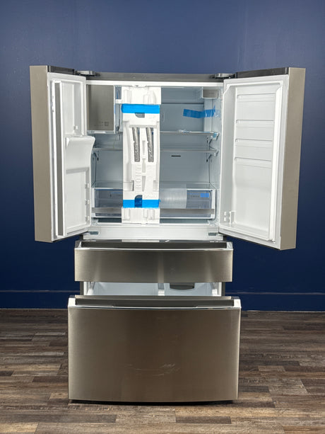 Frigidaire - Gallery 36 in. 26.3 cu. ft. 4-Door French Door Standard Depth Refrigerator in Smudge-Proof Stainless Steel