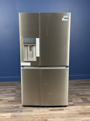 Frigidaire - Gallery 36 in. 22 cu. ft. Counter-Depth 4-Door Refrigerator in Smudge-Proof Stainless Steel, ENERGY STAR