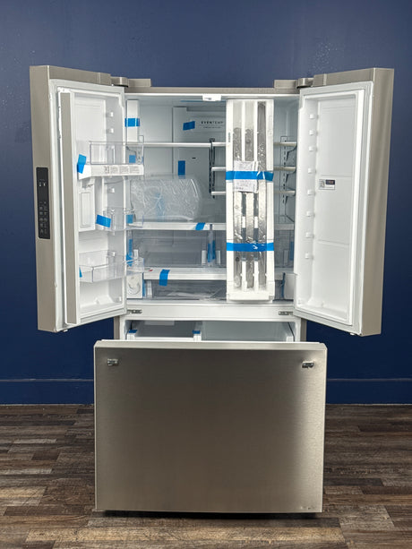 GE Profile - Profile 27.9 cu. ft. Smart 4-Door French Door Refrigerator with Door-in-Door in Fingerprint Resistant Stainless Steel