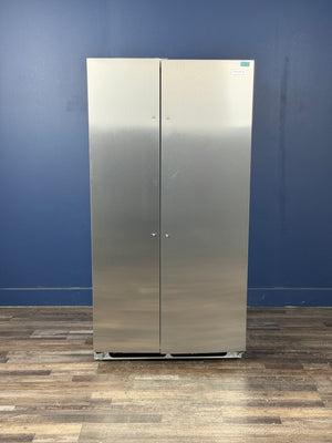 Frigidaire - 36 in. 26 cu. ft. Standard Depth Side-by-Side Refrigerator in Stainless Steel with CrispSeal Crispers
