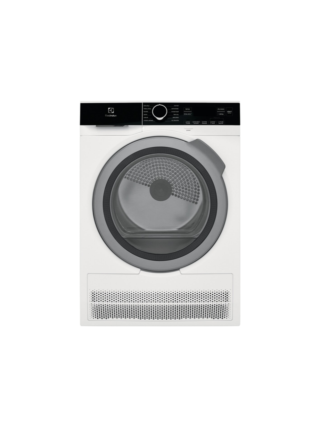 Frigidaire - 24 in. 4.0 cu. ft. Compact Stackable Electric Ventless Dryer in White with Instant Refresh, ENERGY STAR
