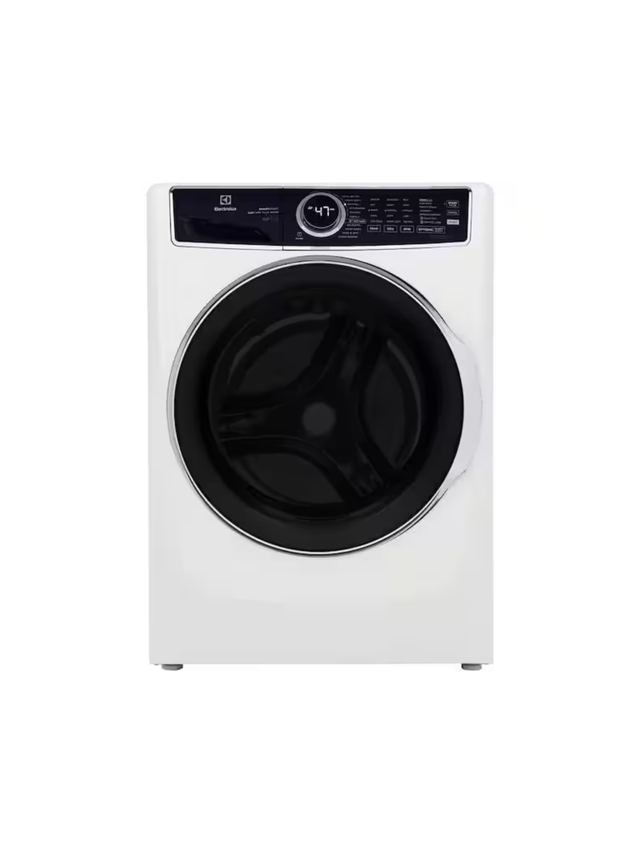 Electrolux - 27 in. W 4.5 cu. ft. Front Load Washer with SmartBoost, LuxCare Plus Wash System, Perfect Steam, ENERGY STAR in White