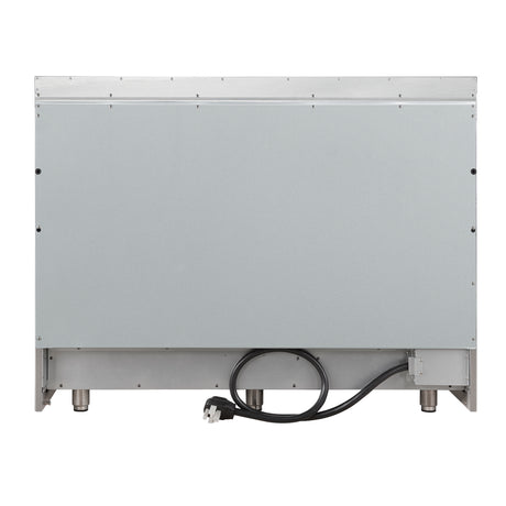 Forno Paolo 48 Inch Freestanding Electric Range, Stainless Steel, 6.7 cu.ft, True Convection Oven, Energy Efficient
