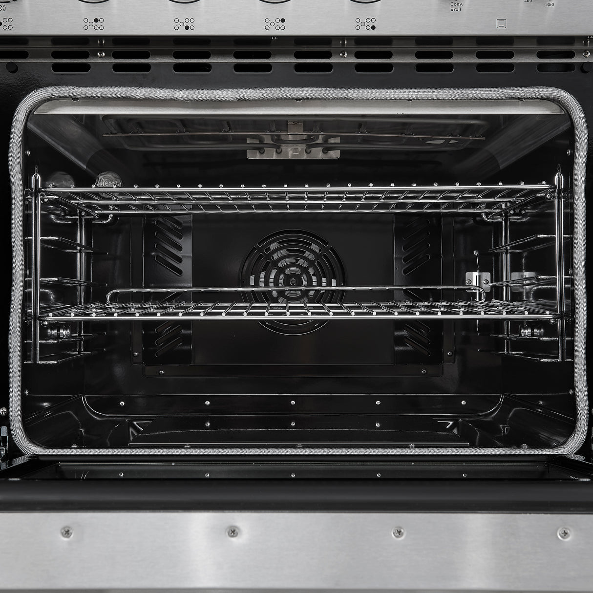 Forno Paolo 48 Inch Freestanding Electric Range, Stainless Steel, 6.7 cu.ft, True Convection Oven, Energy Efficient