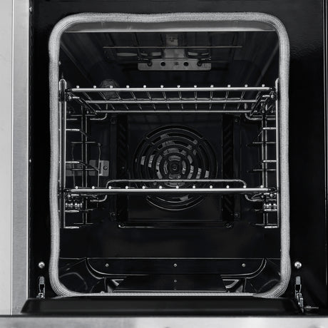 Forno Paolo 48 Inch Freestanding Electric Range, Stainless Steel, 6.7 cu.ft, True Convection Oven, Energy Efficient