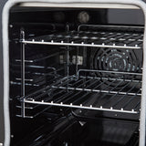 Forno Paolo 48 Inch Freestanding Electric Range, Stainless Steel, 6.7 cu.ft, True Convection Oven, Energy Efficient