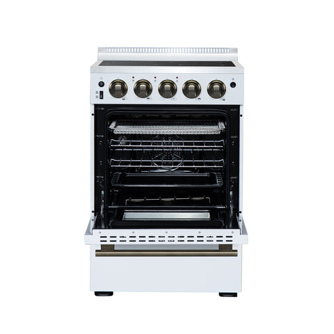 Forno Loiano 24 Inch Freestanding Electric Range in White