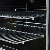 Forno Paolo 30-Inch Freestanding Electric Range, White, 4.38 cu.ft, True Convection Oven, Energy Efficient