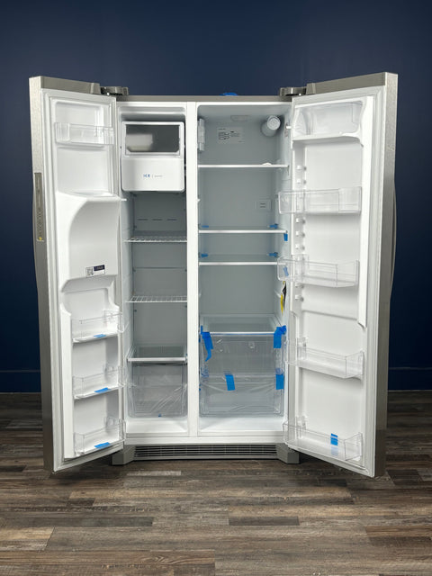 Frigidaire - 36 in. 26 cu. ft. Standard Depth Side by Side Refrigerator in Stainless Steel