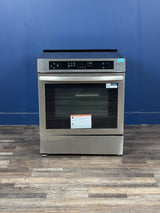 Frigidaire - 30 in 5.3 cu.ft. 4-Burner Element Slide-In Front Control Self-Cleaning Induction Range w/ Convection in Stainless Steel