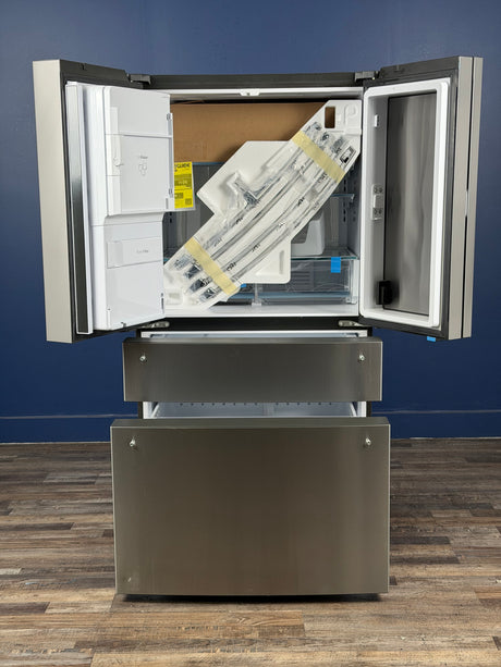 GE Profile - Profile 27.9 cu. ft. Smart 4-Door French Door Refrigerator with Door-in-Door in Fingerprint Resistant Stainless Steel