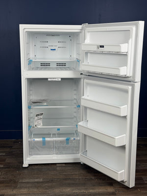 Frigidaire - 30 in. 20 cu. ft. Garage Ready Freestanding Top Freezer Refrigerator in White, ENERGY STAR