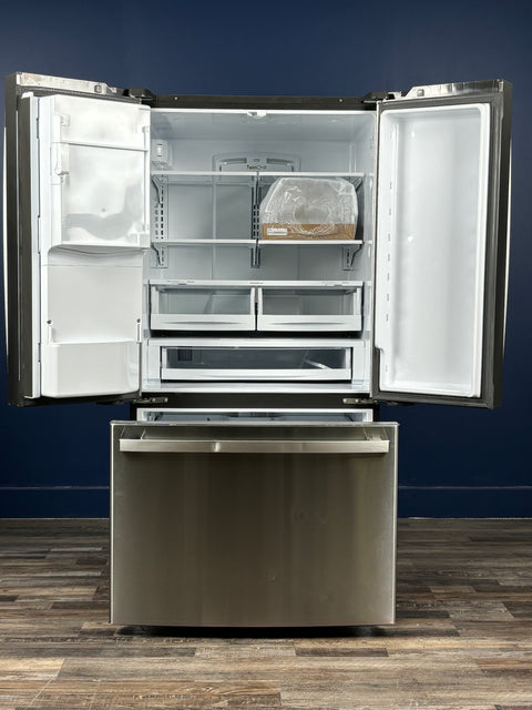 GE - 27.7 cu. ft. French Door Refrigerator in Fingerprint Resistant Stainless Steel, ENERGY STAR