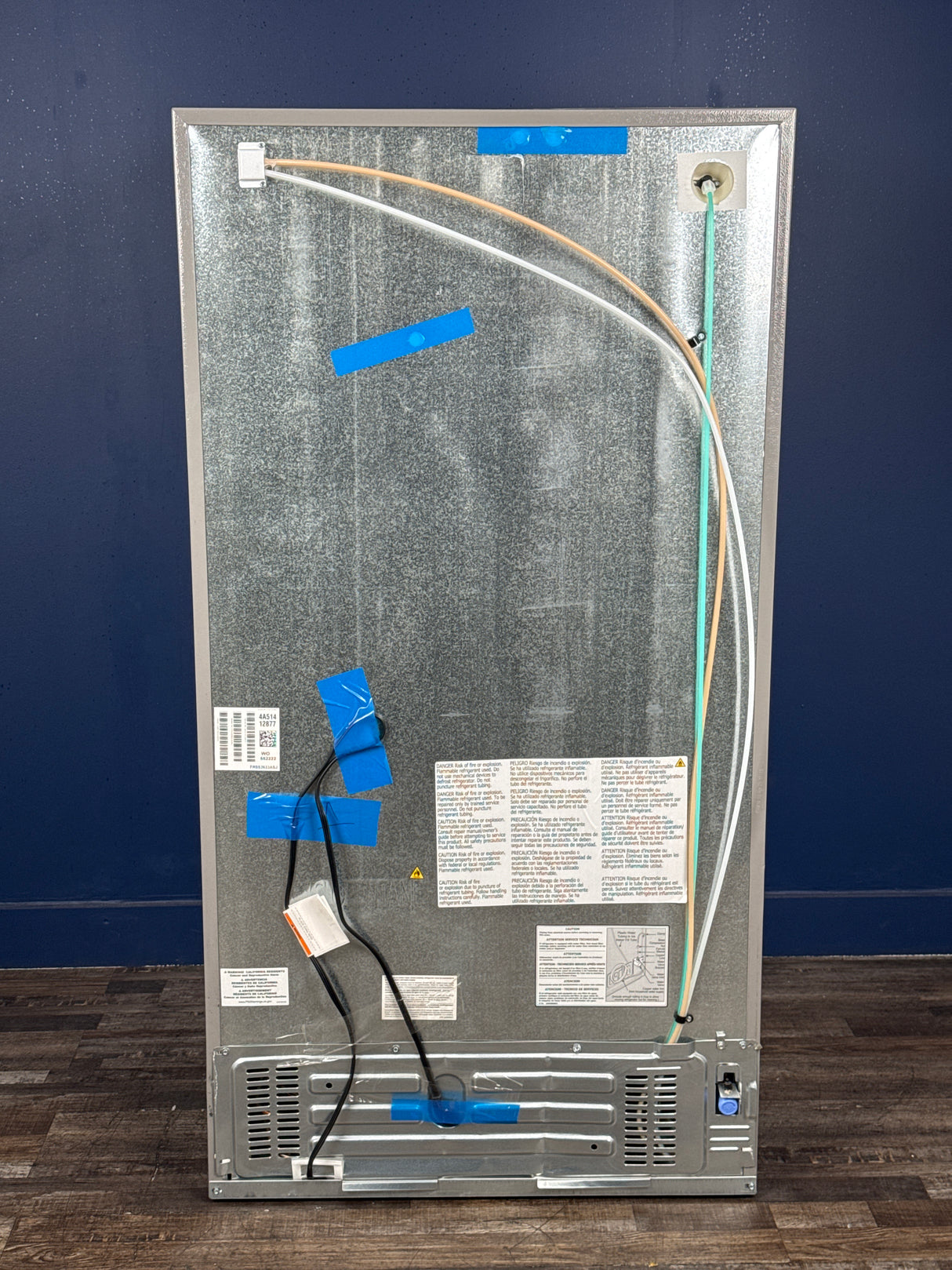 Frigidaire - 36 in. 26 cu. ft. Standard Depth Side by Side Refrigerator in Stainless Steel