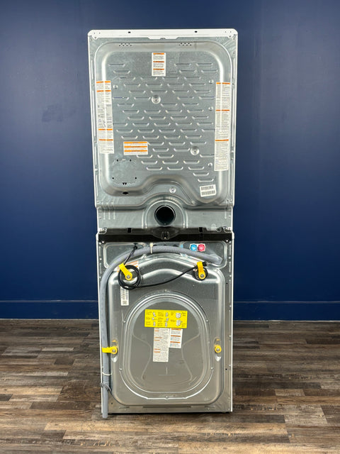 Electrolux - 4.4 cu. ft. Stacked Washer and 8.0 cu. ft. Electric Dryer Laundry Tower in White with LuxCare Wash, Energy Star