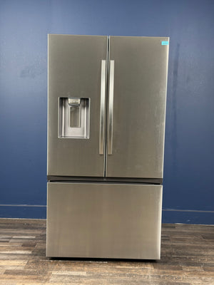 Samsung - 36 in. 31 cu. ft. Mega Capacity Standard Depth 3-Door French Door Refrigerator in Stainless Steel with Four Types of Ice